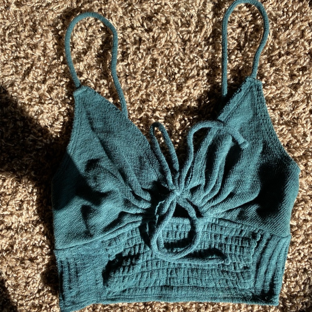 emerald green urban outfitters top!